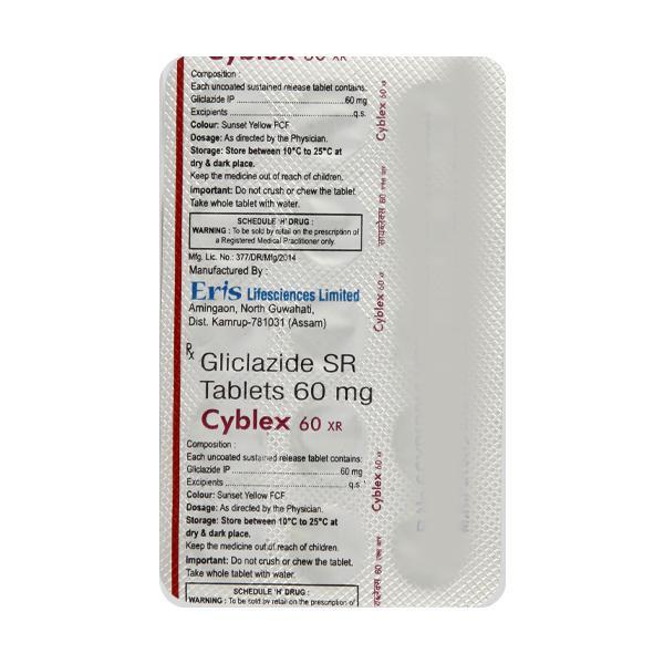 Cyblex XR 60mg Tablet 15'S