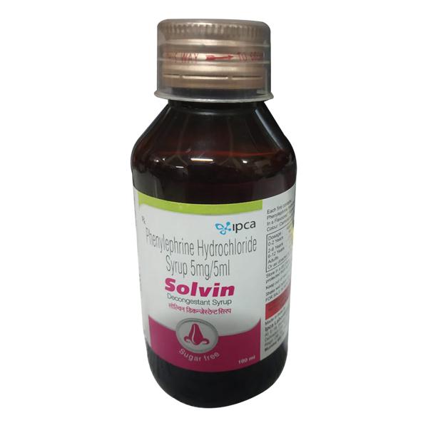 SOLVIN DECONGESTANT SUGAR FREE Syrup 100ml