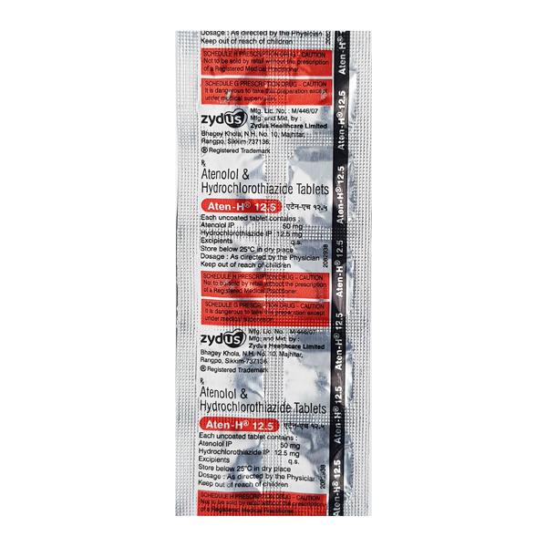Aten H 12.5mg Tablet 10'S