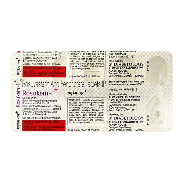 Rosukem F+ Tablet 10'S
