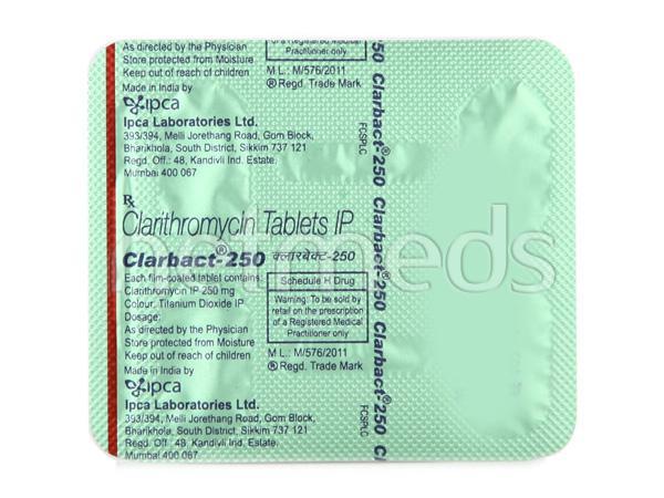 Clarbact 250mg Tablet 4'S