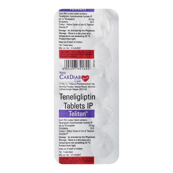 TELITEN 20 Tablet 10's