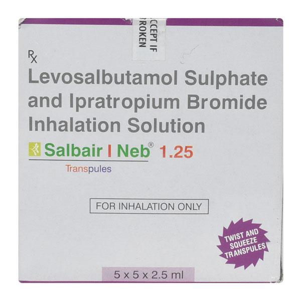 Salbair I Neb 1.25mg Transpule 2.5ml