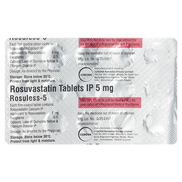 ROSULESS 5 Tablet 15's