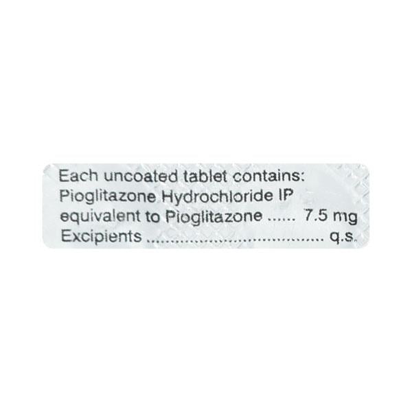 Pioz 7.5mg Tablet 10'S