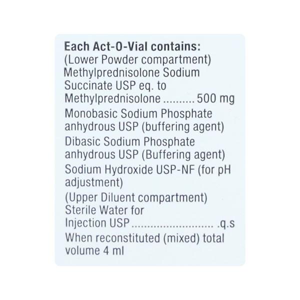 Solu Medrol 500mg Injection 4ml