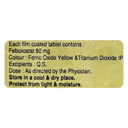 Fabulas 80mg Tablet 10'S