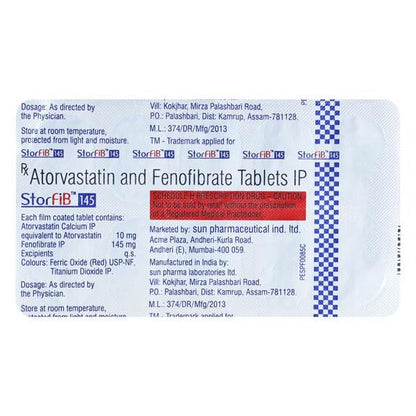 Storfib 145mg Tablet 10'S