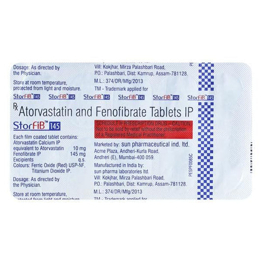 Storfib 145mg Tablet 10'S