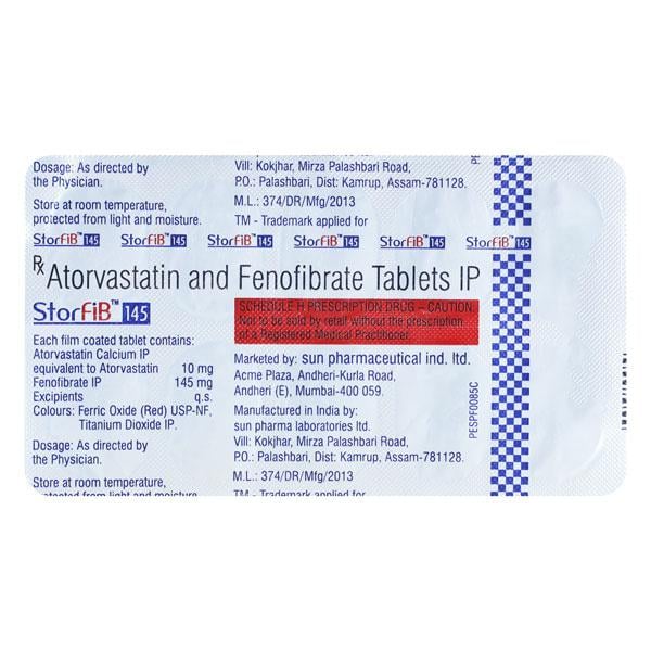 Storfib 145mg Tablet 10'S