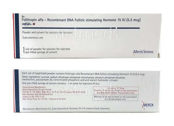 Gonal F 75Iu Injection 1's