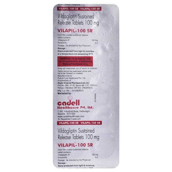 VILAPIL 100 SR Tablet 10's