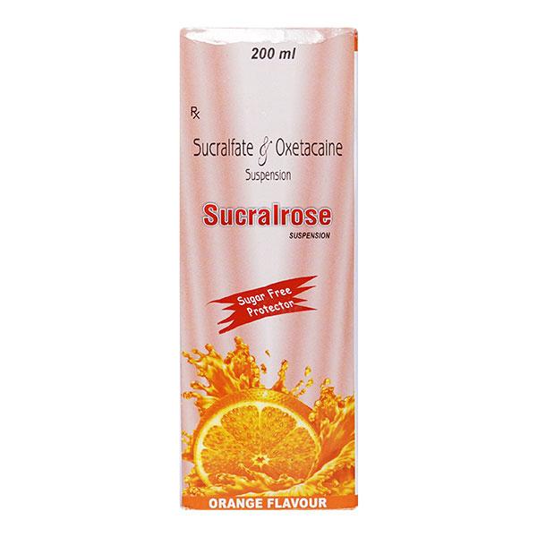 SUCRALROSE SUGAR FREE ORANGE FLAVOUR Suspension 200ml