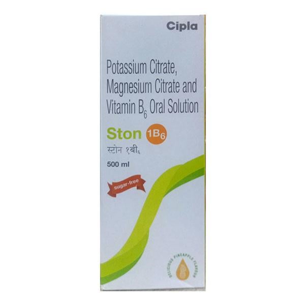 STON 1 B6 SUGAR FREE DELICIOUS PINEAPPLE FLAVOUR Oral Solution 500ml
