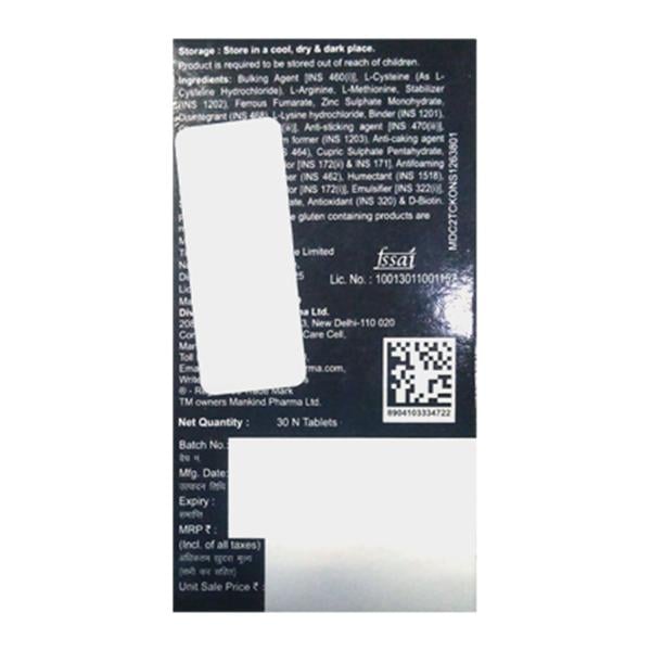 HAIRBLESS GLUTEN FREE Tablet 30's