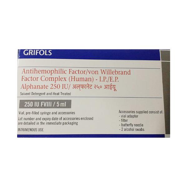 ALPHANATE 250iu Injection 1's