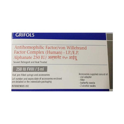 ALPHANATE 250iu Injection 1's