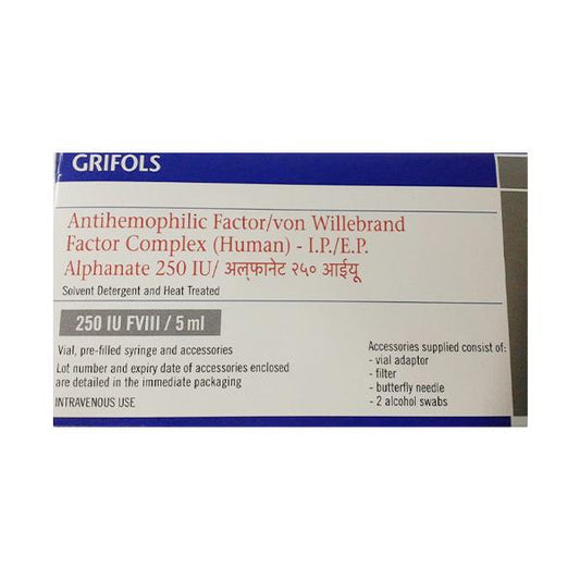 ALPHANATE 250iu Injection 1's