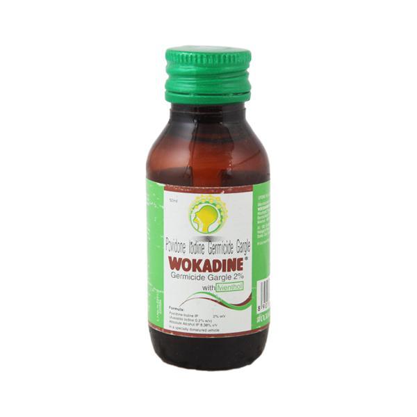 Wokadine Menthol Flavour Gargle 50ml