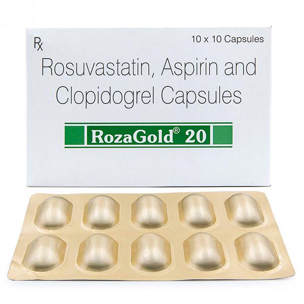 Rozagold 20mg Capsule 10'S