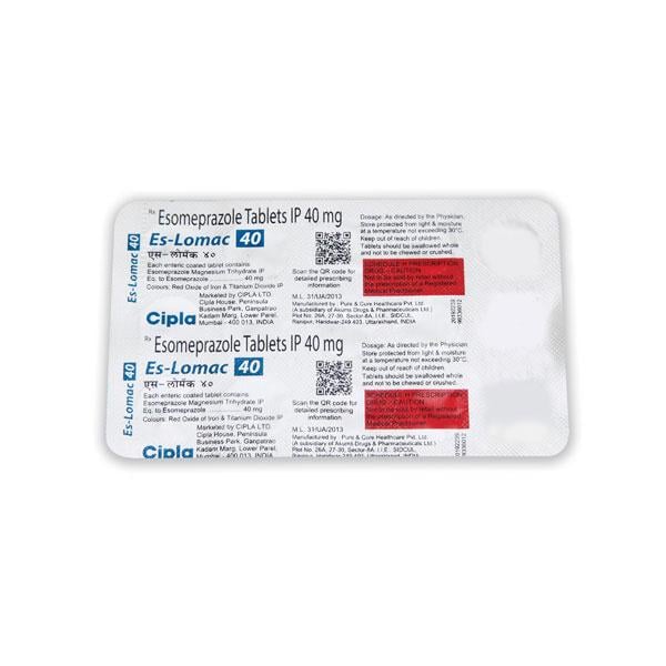 ES LOMAC 40 Tablet 15's