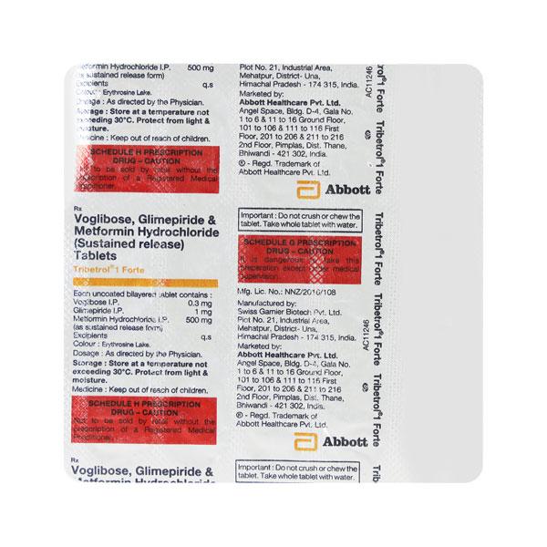 TRIBETROL FORTE 1mg Tablet 15's