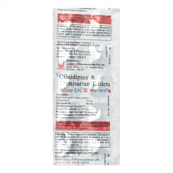 Telvas LN 40mg Tablet 10'S