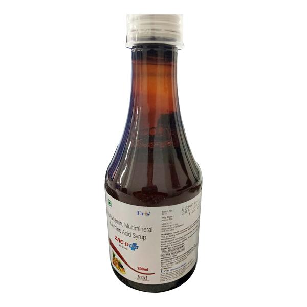 ZAC D PLUS Syrup 200ml - Global Surgicals