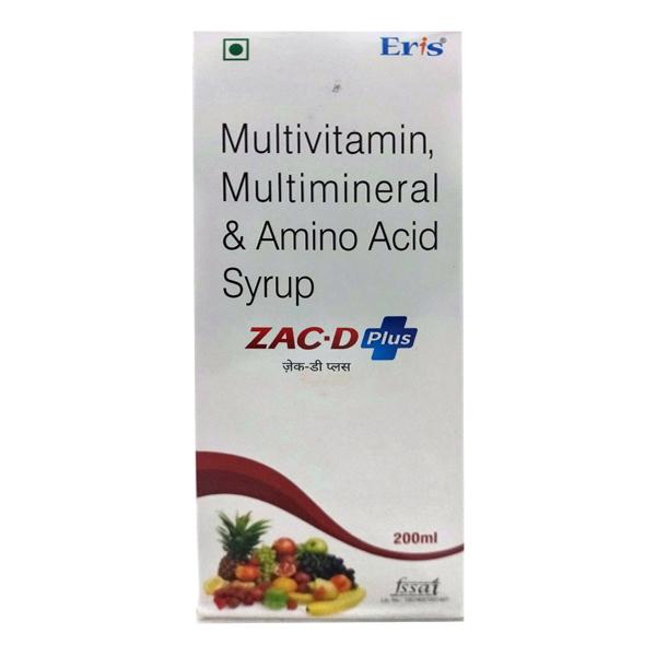 ZAC D PLUS Syrup 200ml - Global Surgicals