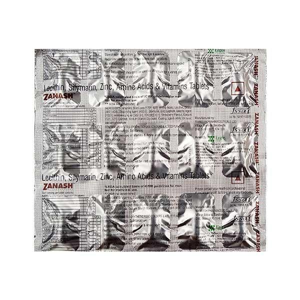 ZANASH Tablet 15's - Global Surgicals