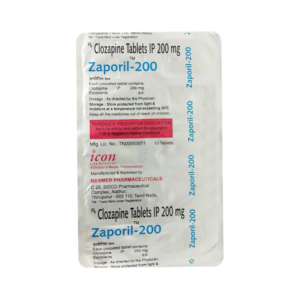 Zaporil 200mg Tablet 10'S - Global Surgicals