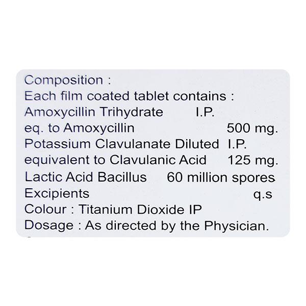 RZCV LB 625 Tablet 10's