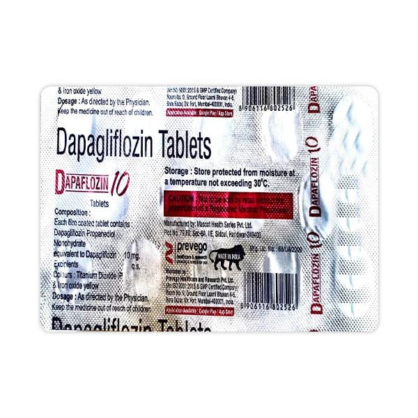 DAPAFLOZIN 10 Tablet 14's