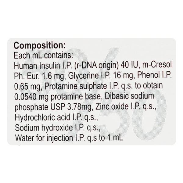 Huminsulin 50/50 40IU Injection 1X10ml