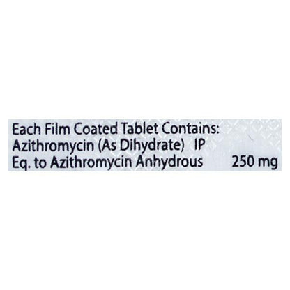 AZIRAPID 250mg Tablet 6's