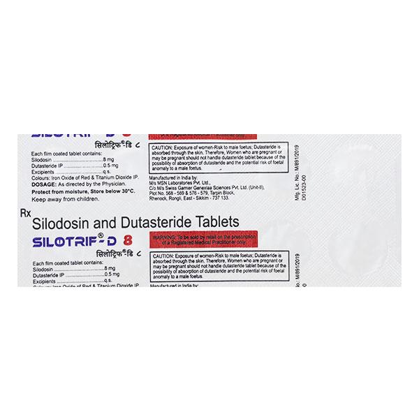 Silotrif D 8mg Tablet 10'S