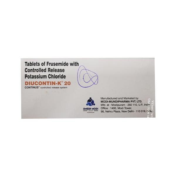 Diucontin K 20 Tablet 10'S