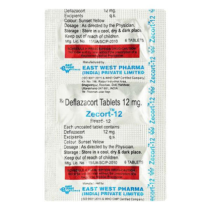 Zecort 12mg Tablet 6'S - Global Surgicals