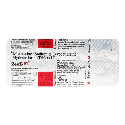 Zeez M Tablet 10'S - Global Surgicals