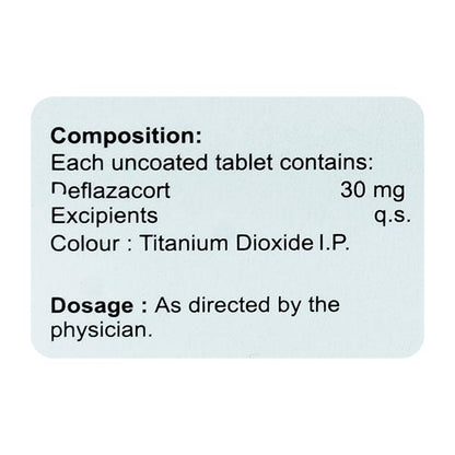 Zefcort 30mg Tablet 6'S - Global Surgicals