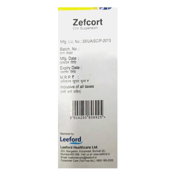 Zefcort Oral Suspension 30ml - Global Surgicals