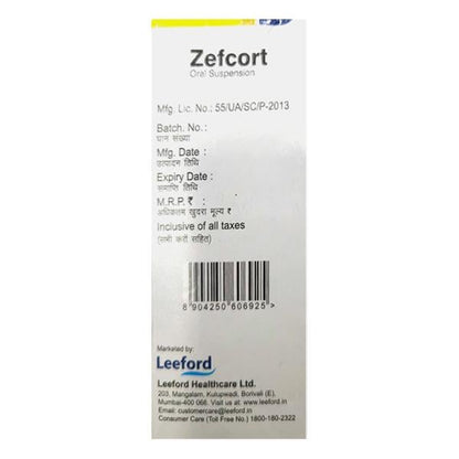 Zefcort Oral Suspension 30ml - Global Surgicals