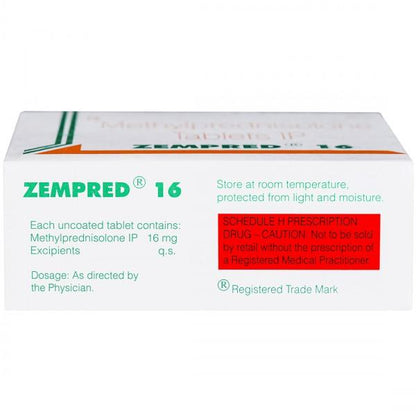 Zempred 16mg Tablet 10'S - Global Surgicals