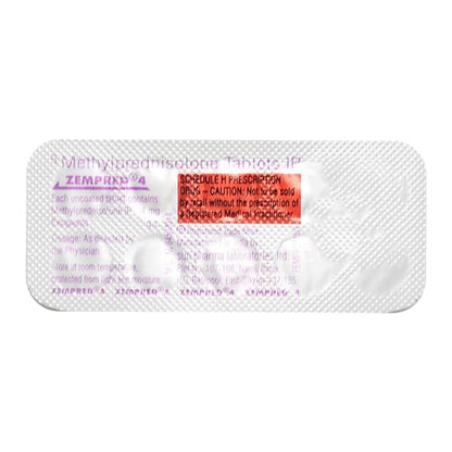 Zempred 4mg Tablet 10'S - Global Surgicals