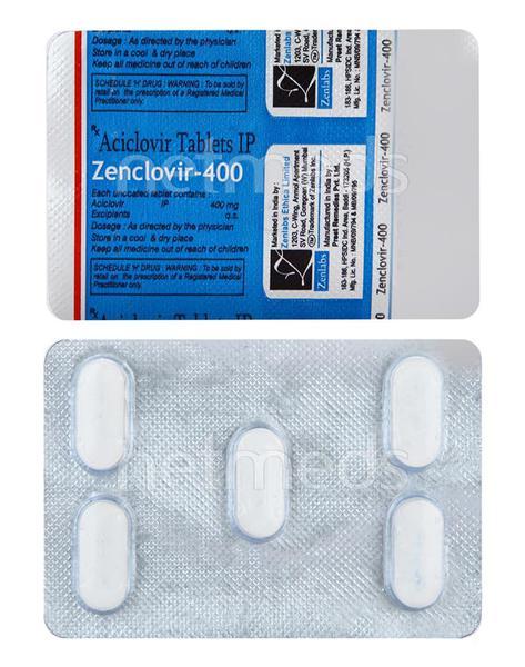 Zenclovir 400mg Tablet 5'S - Global Surgicals