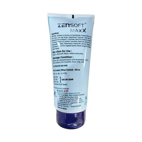ZENSOFT MAXX PARABEN FREE Lotion 200ml - Global Surgicals