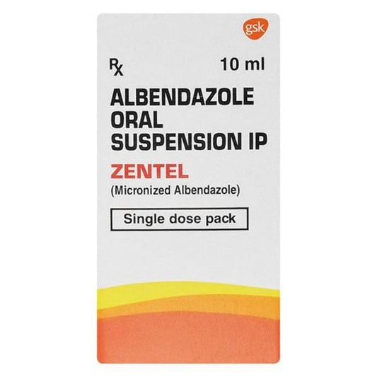 ZENTEL Suspension 10ml - Global Surgicals
