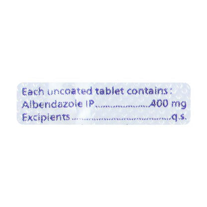 ZENWORM 400mg Tablet 1's - Global Surgicals