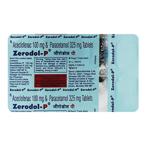 Zerodol P Tablet 10'S - Global Surgicals
