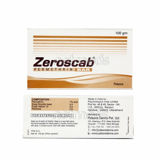 Zeroscab Bar 100gm - Global Surgicals